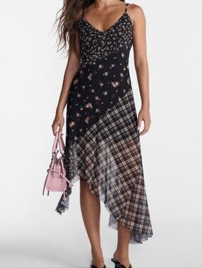 dress left club Color:22 - Acorn Middle IDOPIP Women Long Bell Split hemline